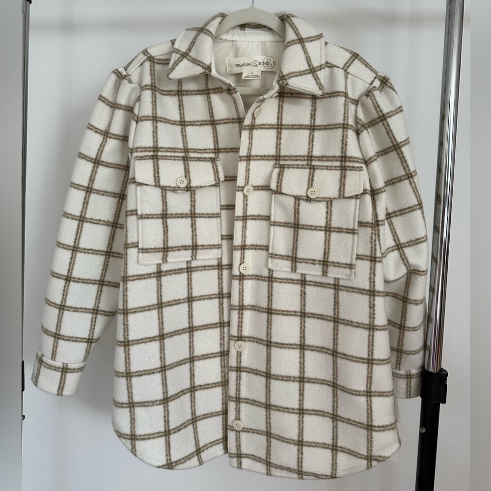 Treasure & Bond Plaid Jacket